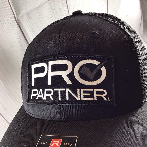 Richardson 112 Trucker XL Hat Pro Partner Black - Picture 3 of 12